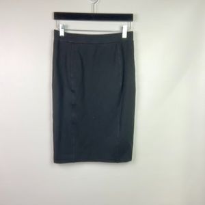 MARIO SERRANI Women's Sz 4 Black Pencil Skirt